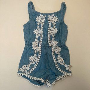 Calvin Klein Jeans Chambray Romper